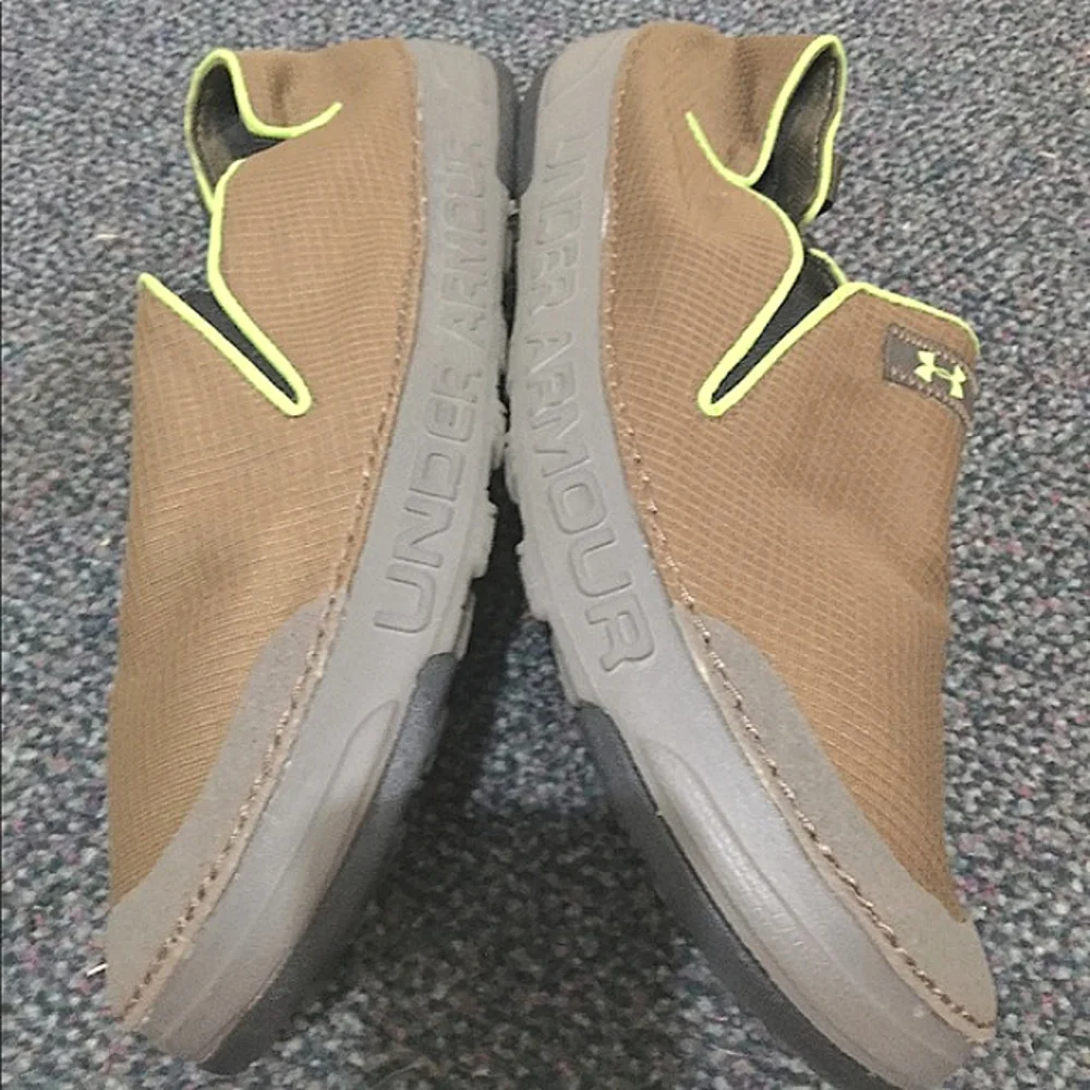 Men's  Under Armour Brown Nylon Slip-On (14)